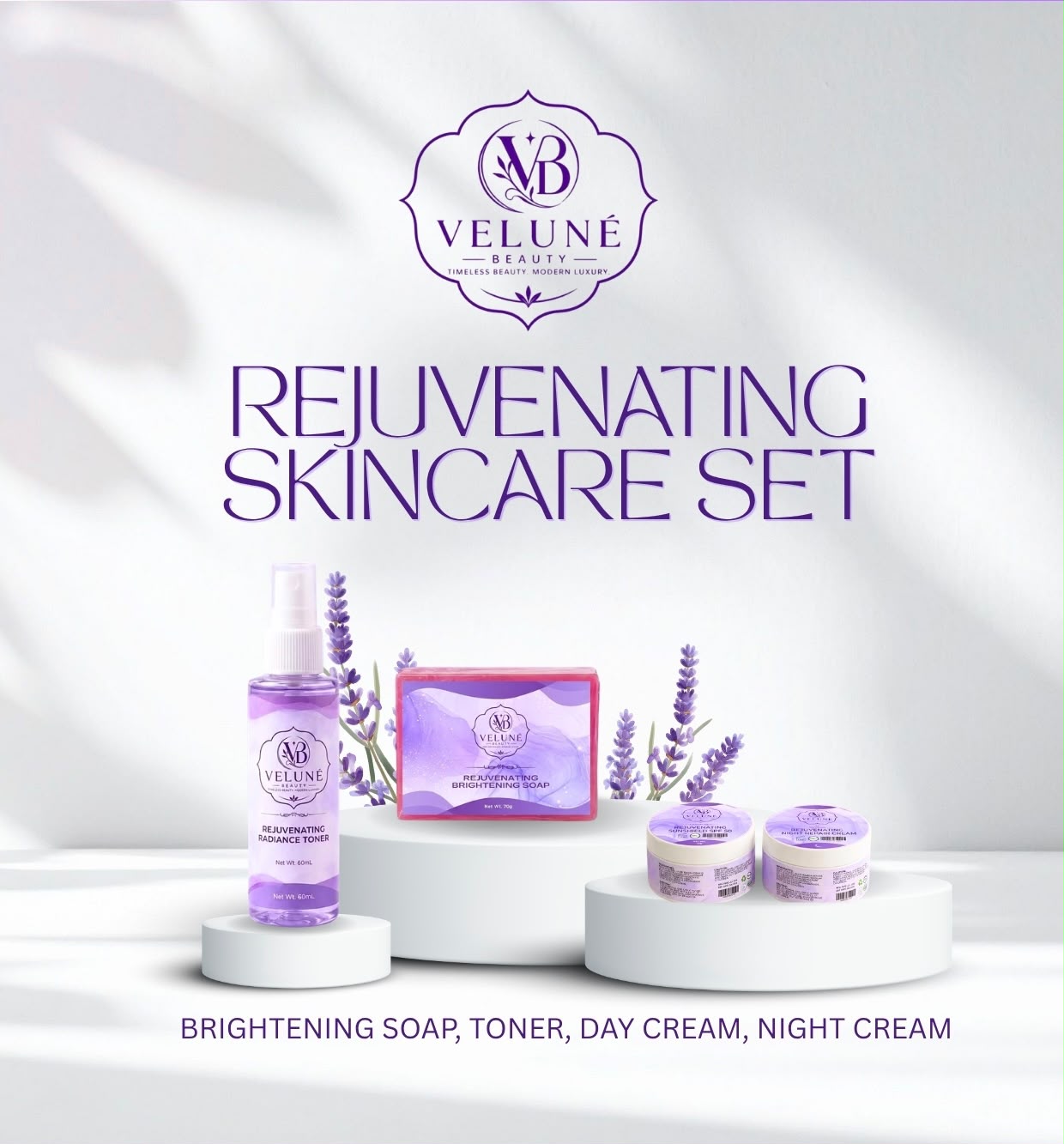 Veluné Beauty Rejuvenating Skincare Set