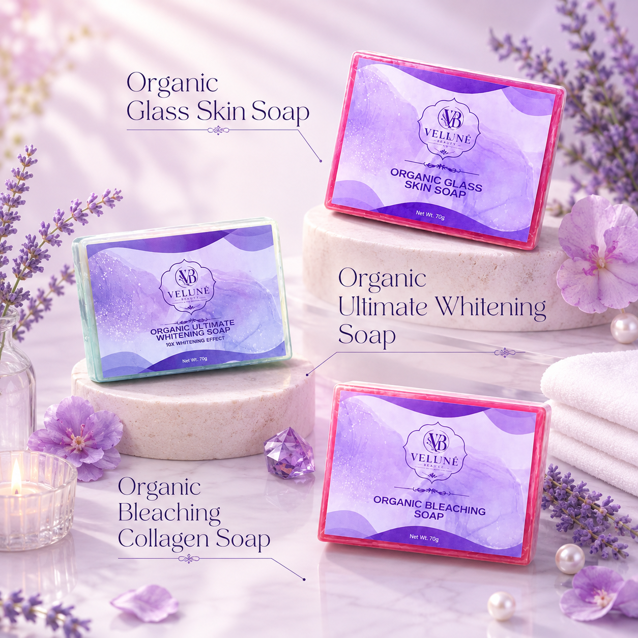 Veluné soaps