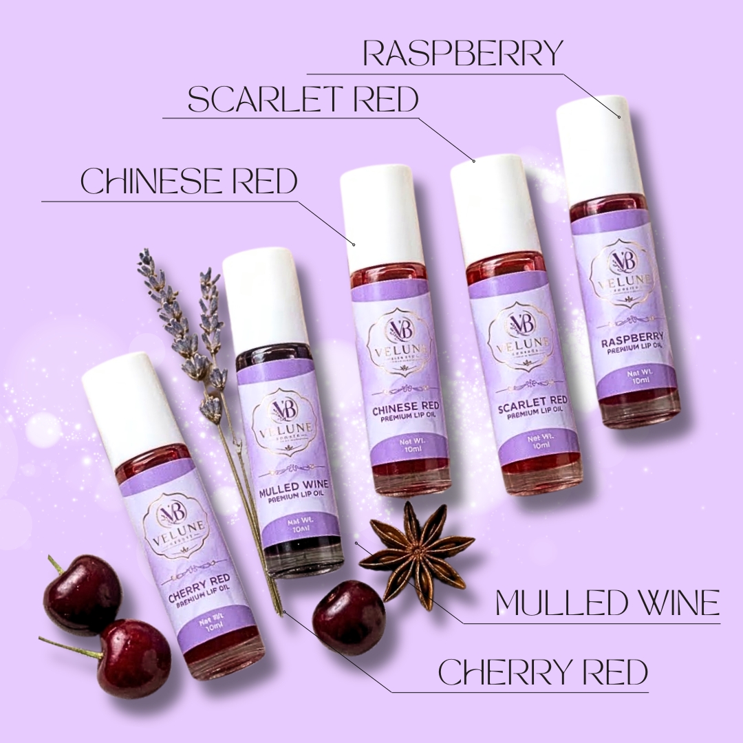 Premium Lip Oil variants poster