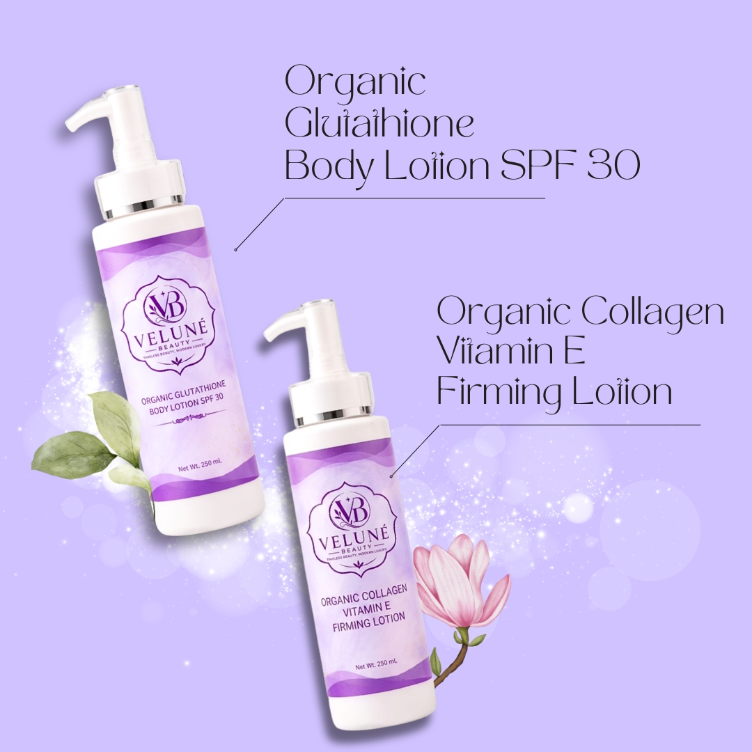 Veluné Body Lotions variants poster